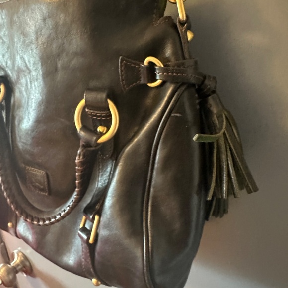 Black Dooney & Bourke leather satchel - Picture 5 of 14